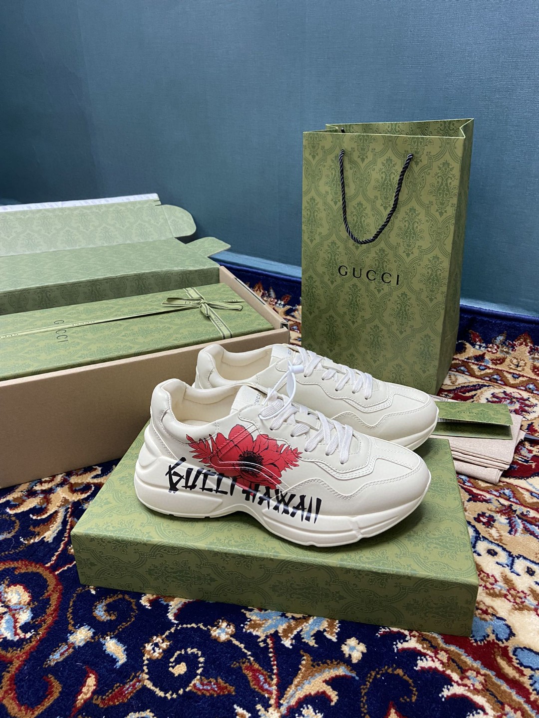 gucci hawaii sneakers